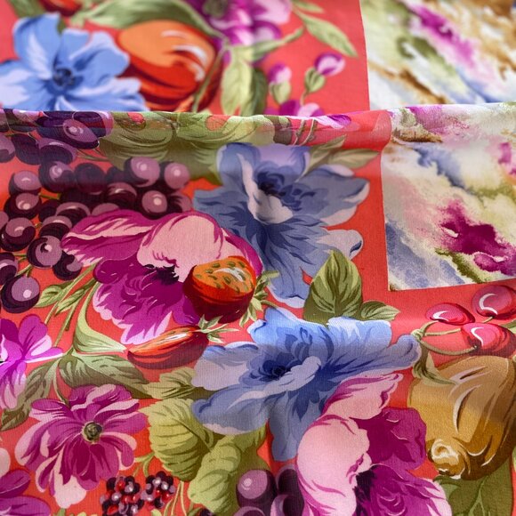 Gucci Oversized Silk Chiffon Shawl Wrap Oversized Scarf EUC - Picture 12 of 14